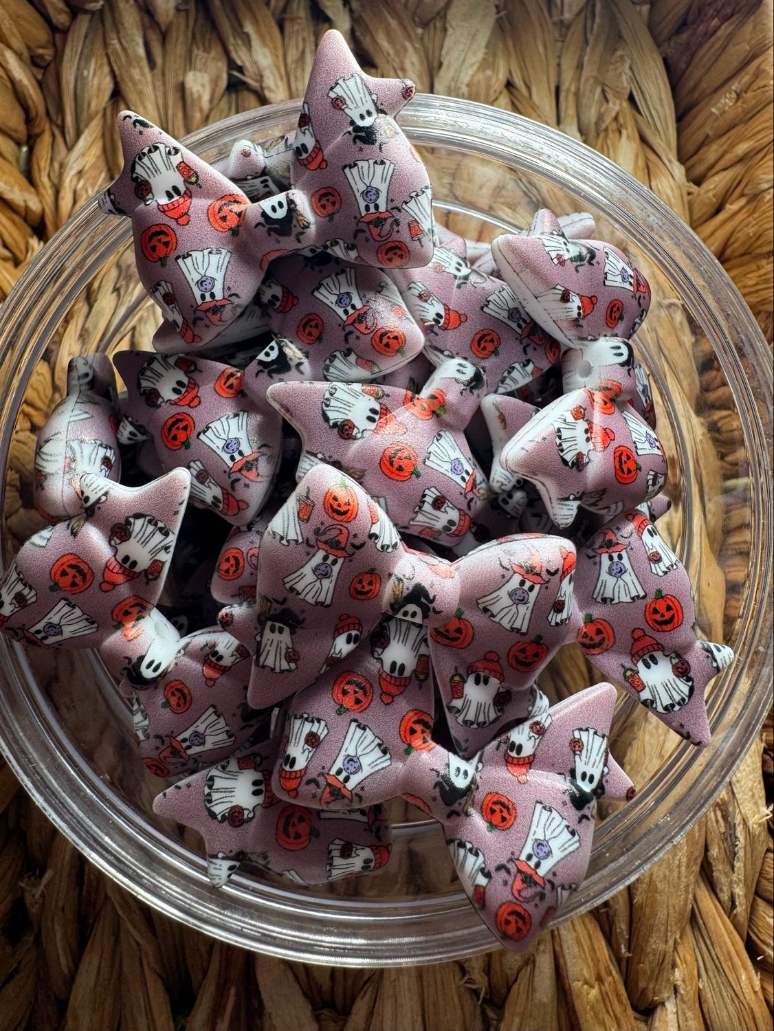 Halloween Ghosties Bow Focal (TSC Exclusive)
