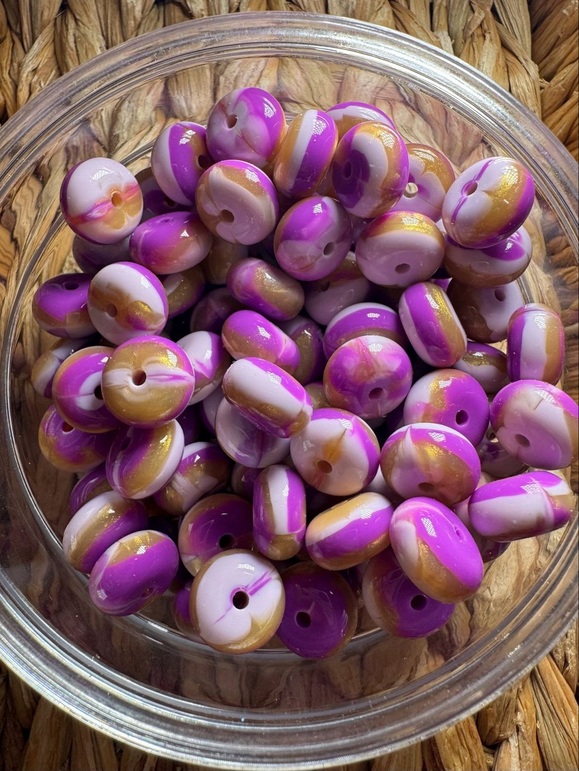 Purple Rain Liquid Silicone Abacus 
