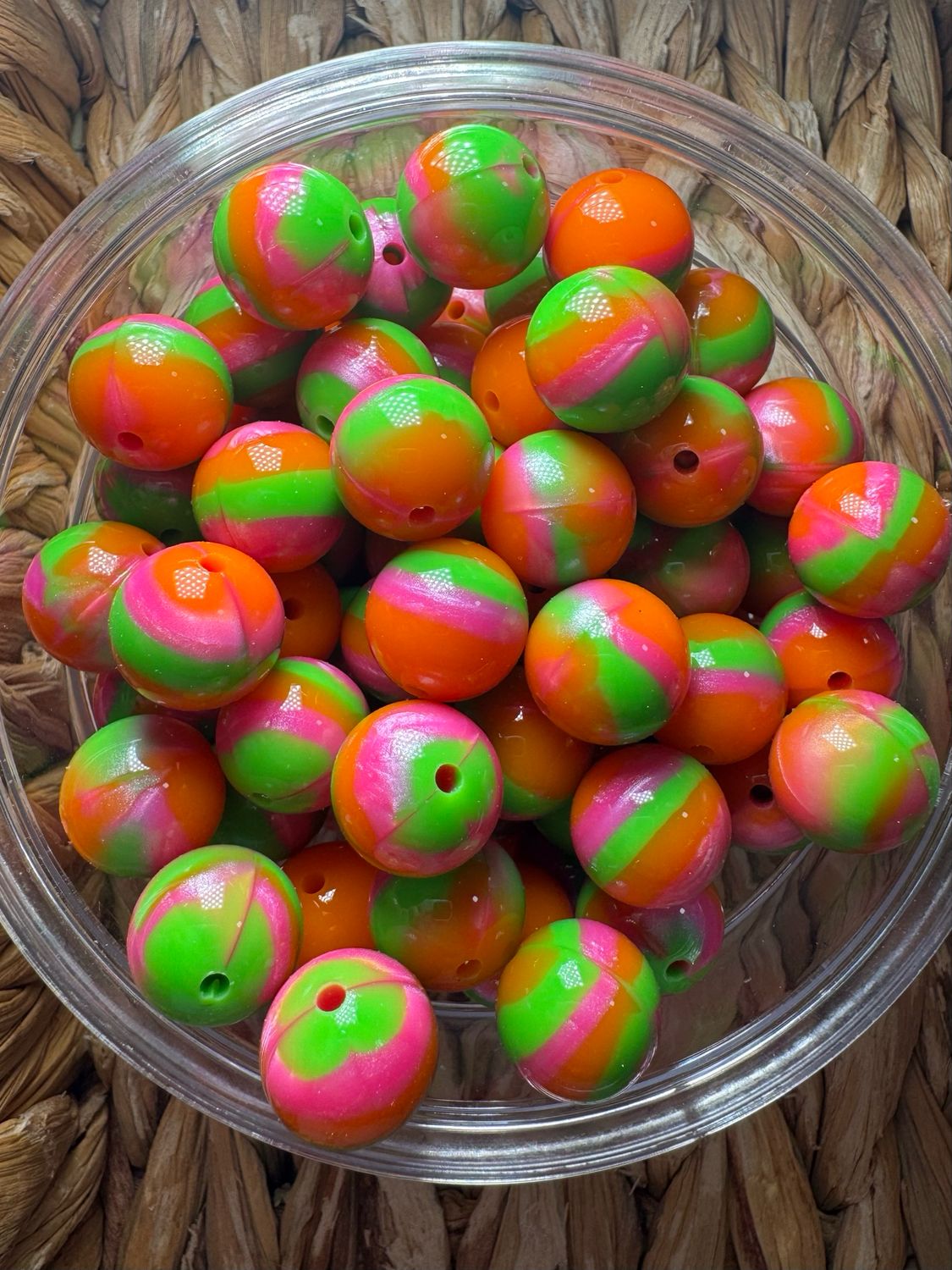 Fruit Loops Liquid Silicone Bead