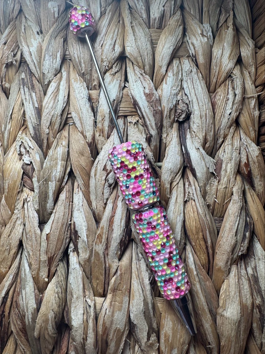 Dragon Fruit AB Rhinestone Pen