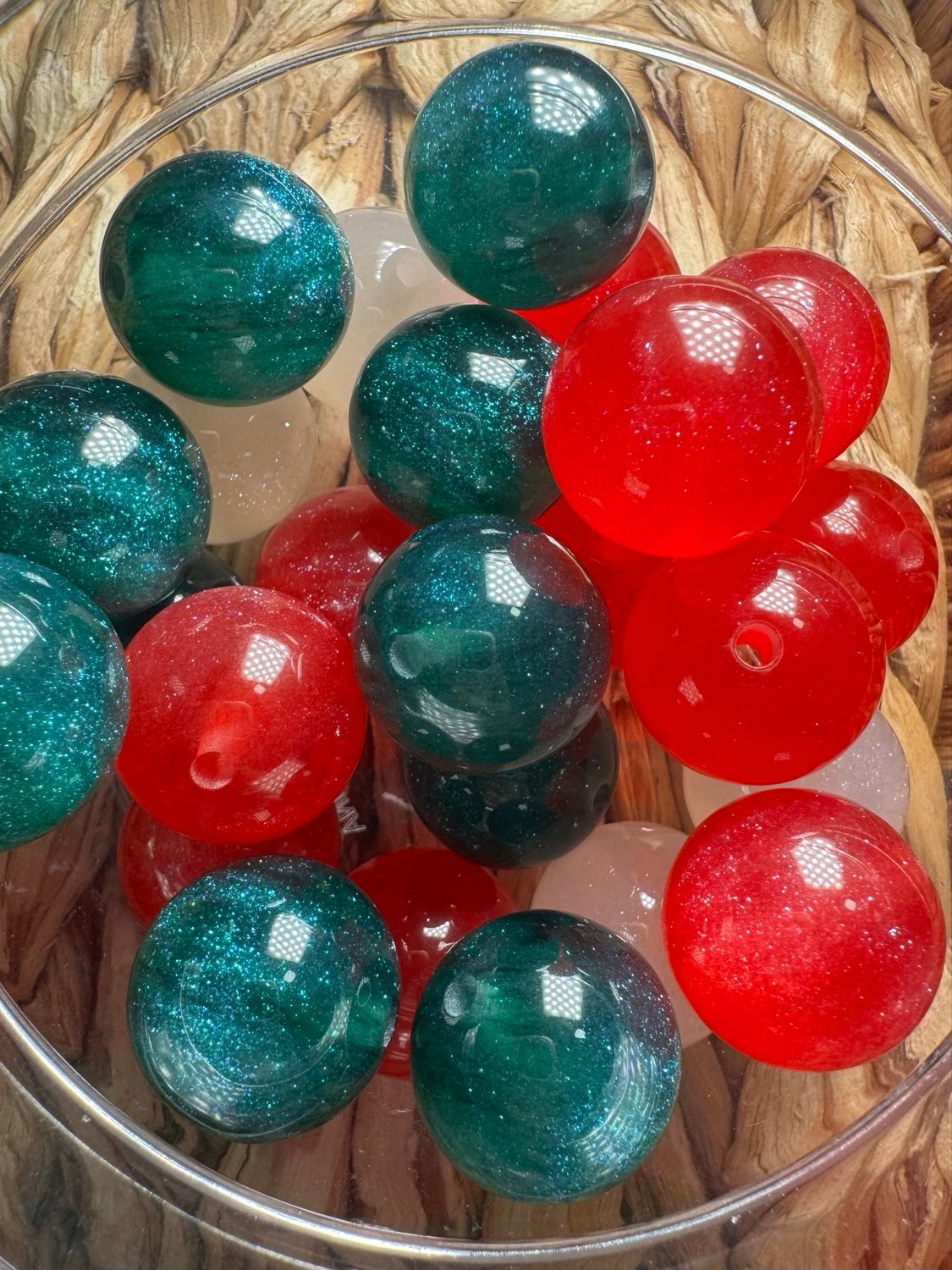 20mm Christmas Galaxy Mix-25pc