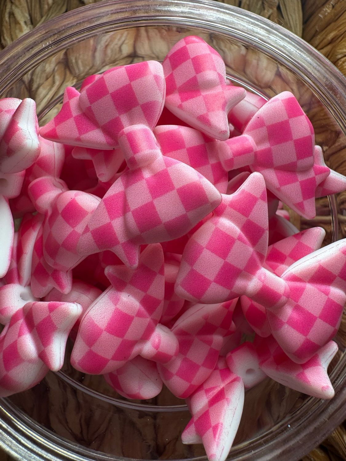 Pink Plaid Bow Focal (TSC Exclusive)