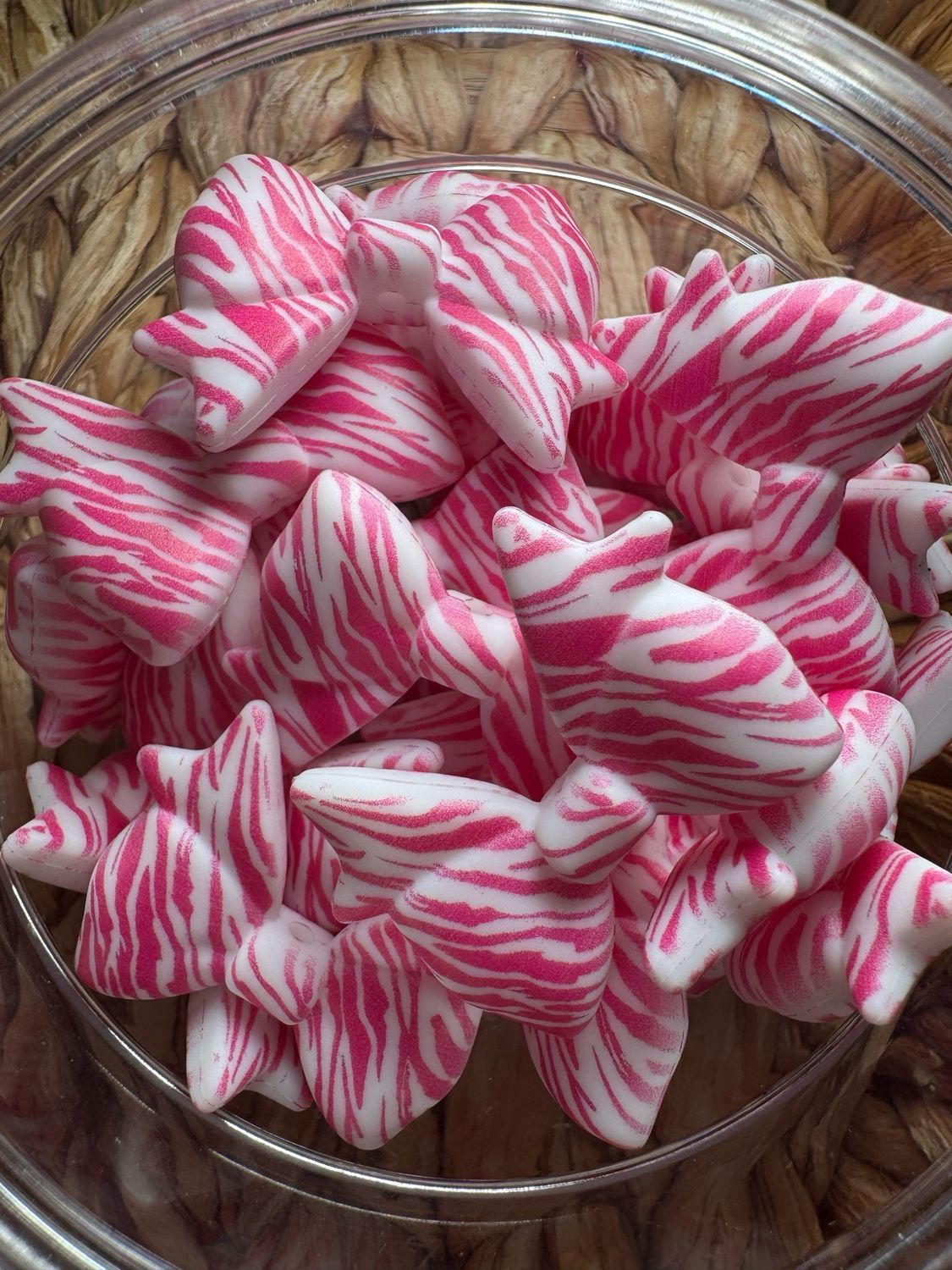 Pink Zebra Bow Focal (TSC Exclusive)