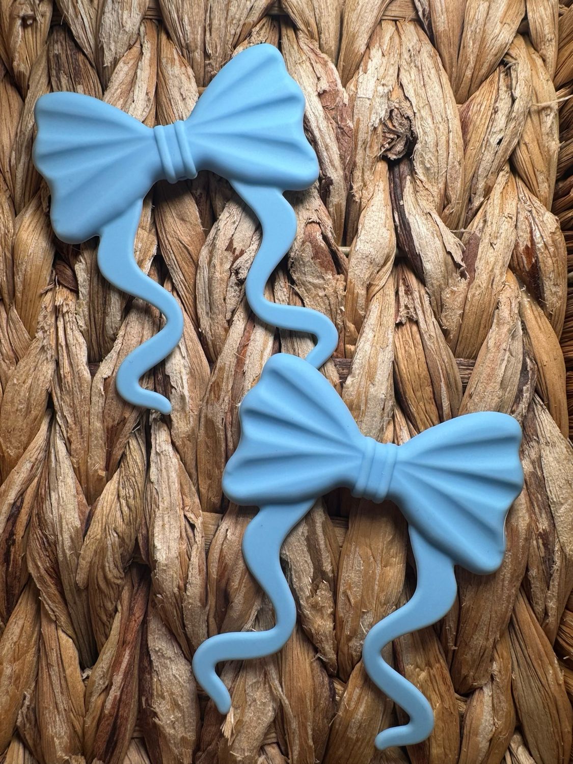 Light Blue Large Bow Focal