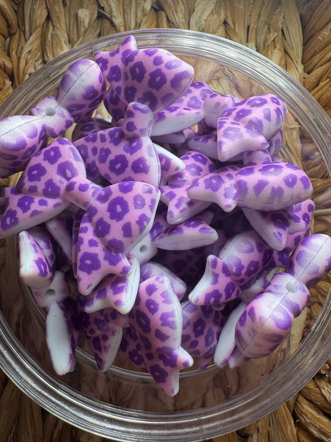 Purple Leopard Bow Focal (TSC Exclusive)