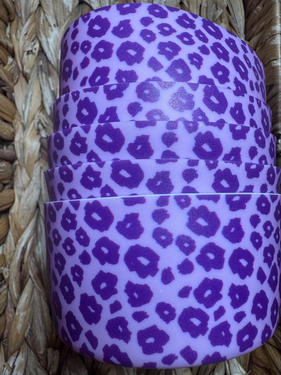Purple Leopard Cup Boot (TSC Exclusive)
