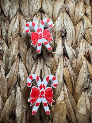 Candy Cane 3d Printed Straw Topper 