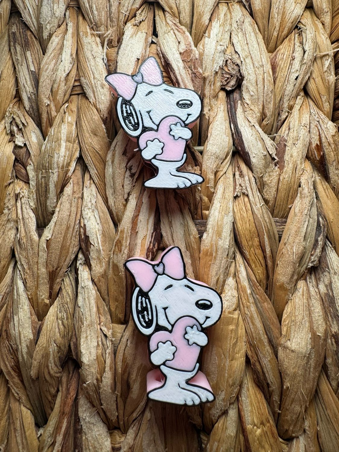Snoopy 3d Printed Straw Topper 
