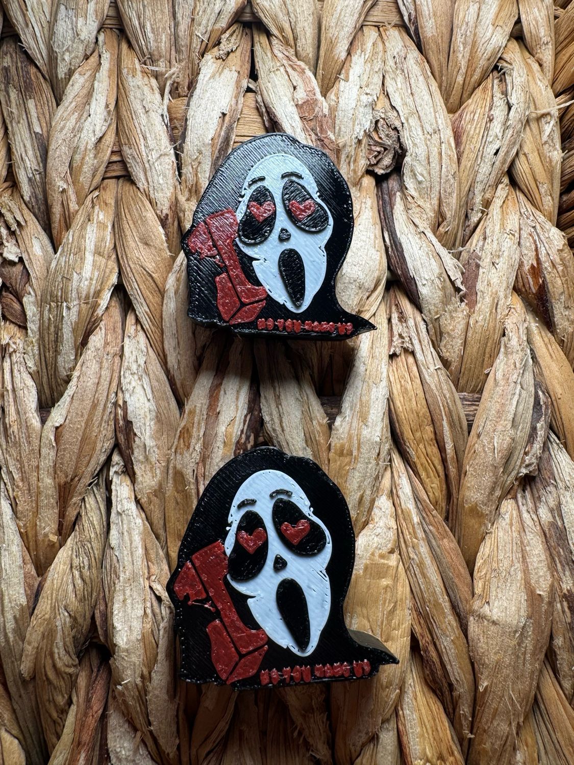 Ghost Face 3d Printed Straw Topper 