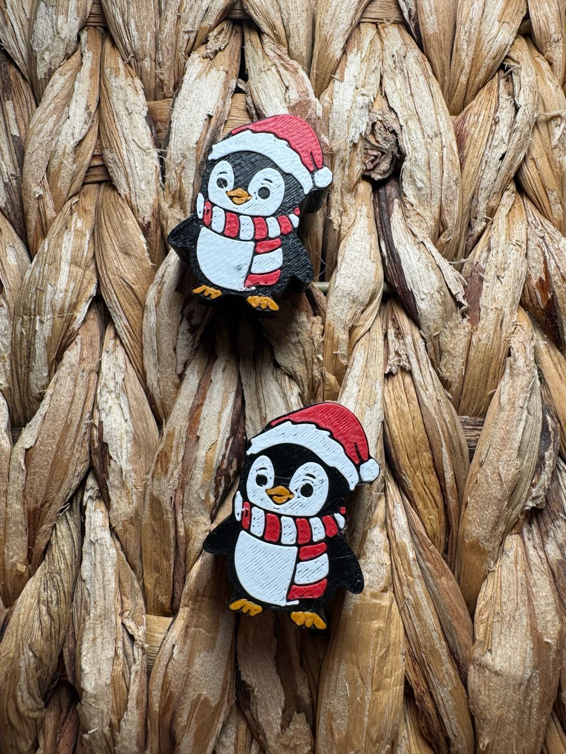 Penguin 3d Printed Straw Topper 