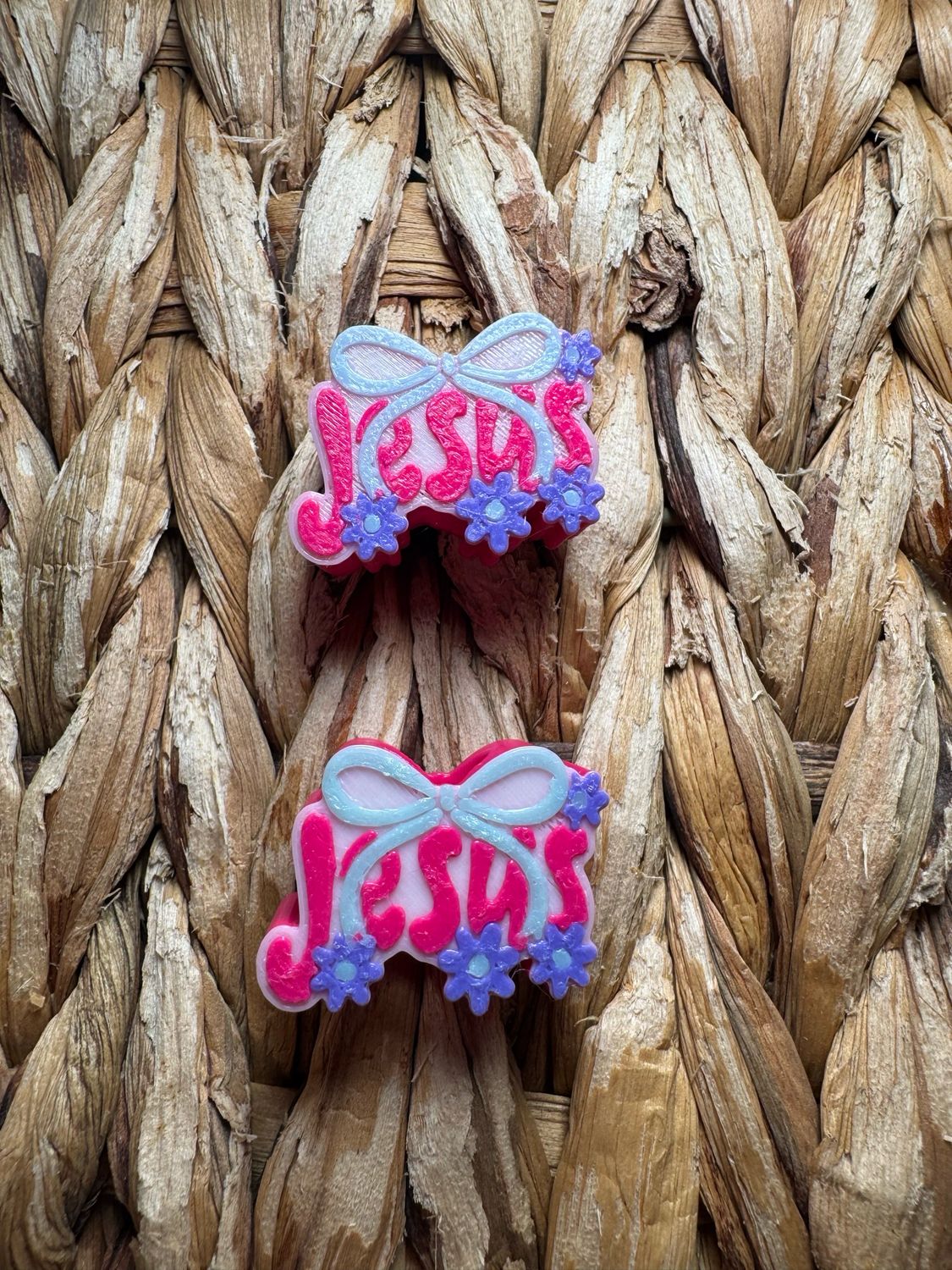 Jesus 3d Printed Straw Topper 