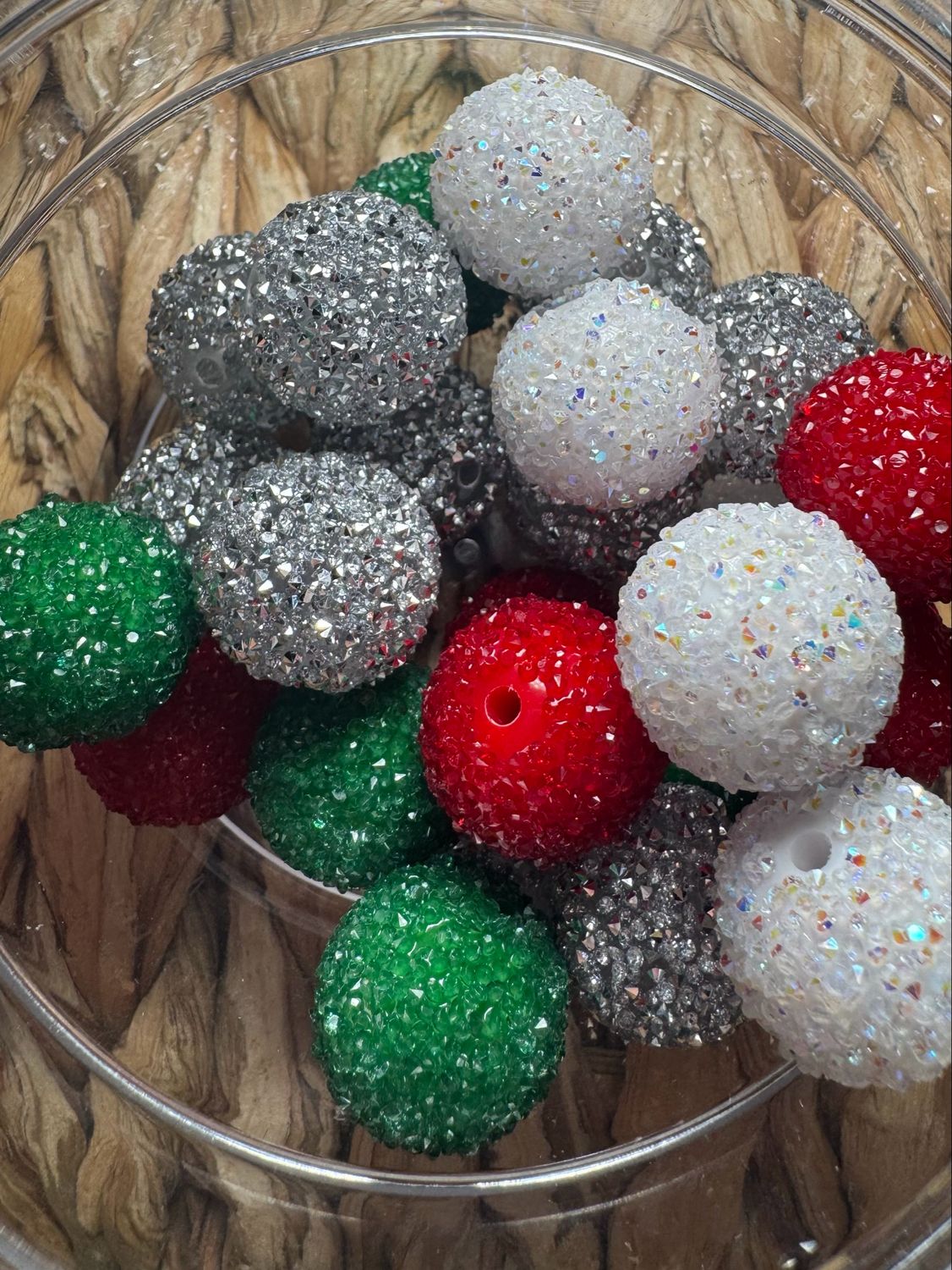 Bulk Bag-20mm Christmas Sugar Bag-25pc