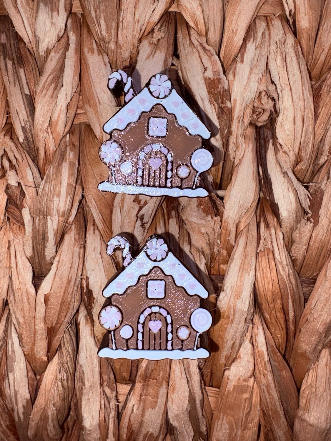 Gingerbread House 3d Printed Straw Topper