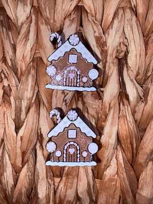 Gingerbread House 3d Printed Straw Topper