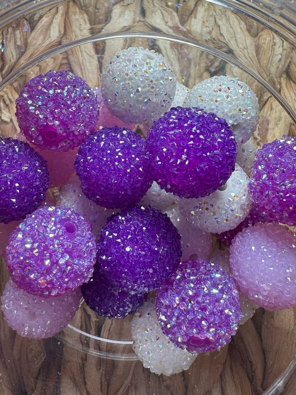 Bulk Bag-20mm Purple Sugar Bag-25pc