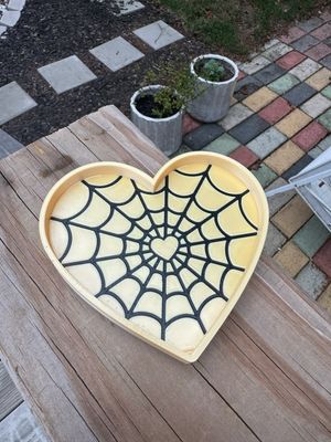 Yellow Spidey 3d Printed Trinket Tray