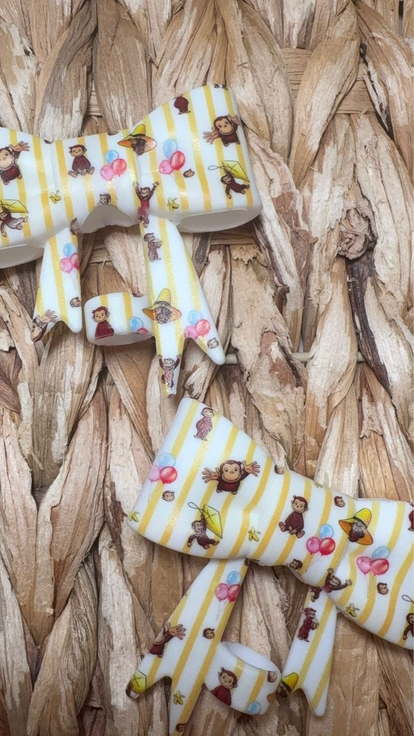 Curious George Bow Straw Topper (TSC Exclusive)