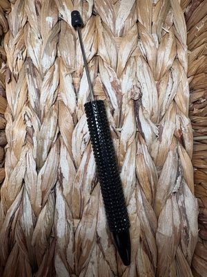 Black LongStem Rhinestone Pen