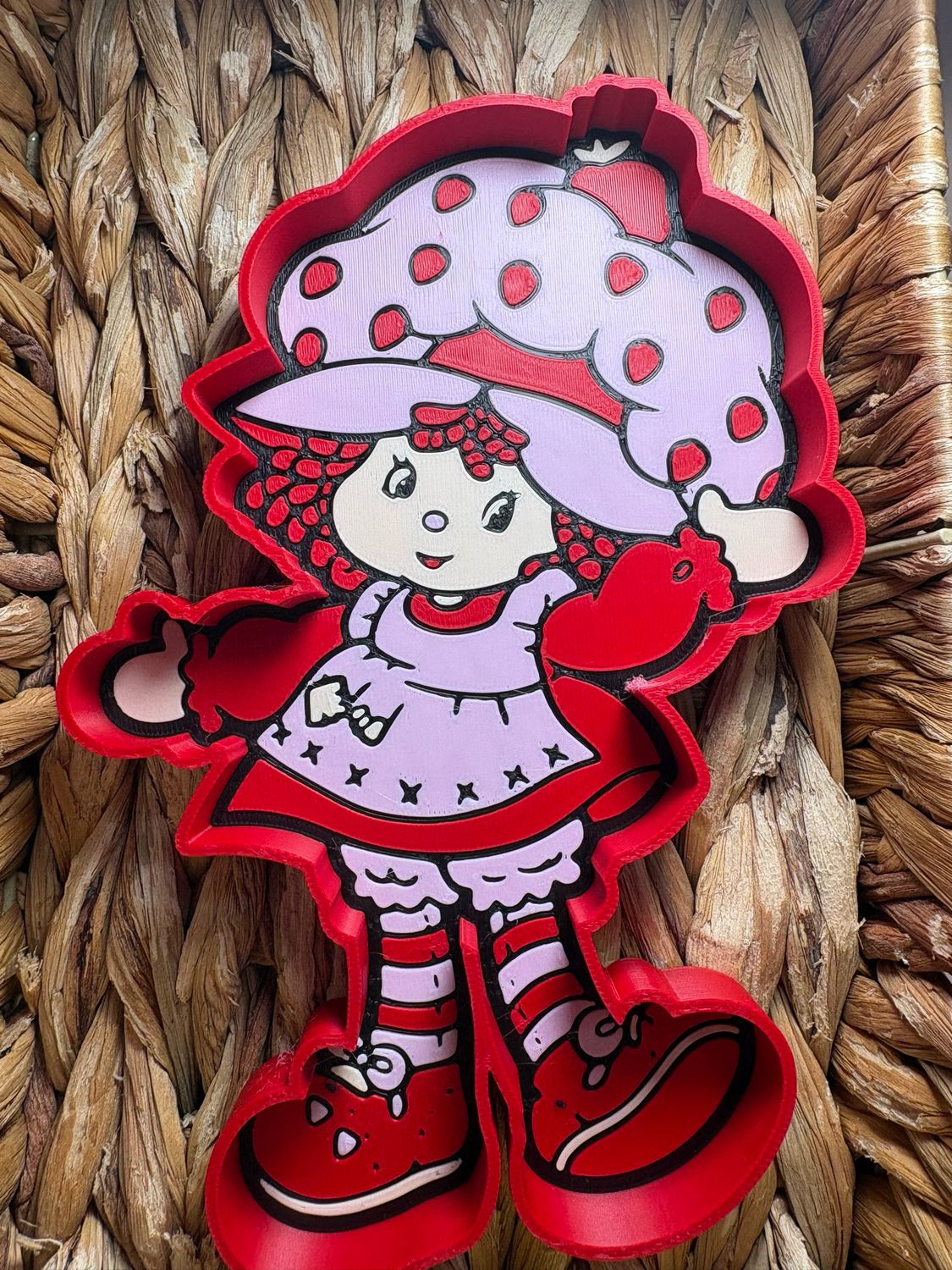 Strawberry Girl 3d Printed Trinket Tray
