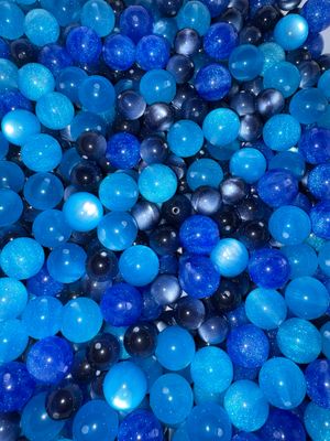 Blue Bead Mix-Medium 