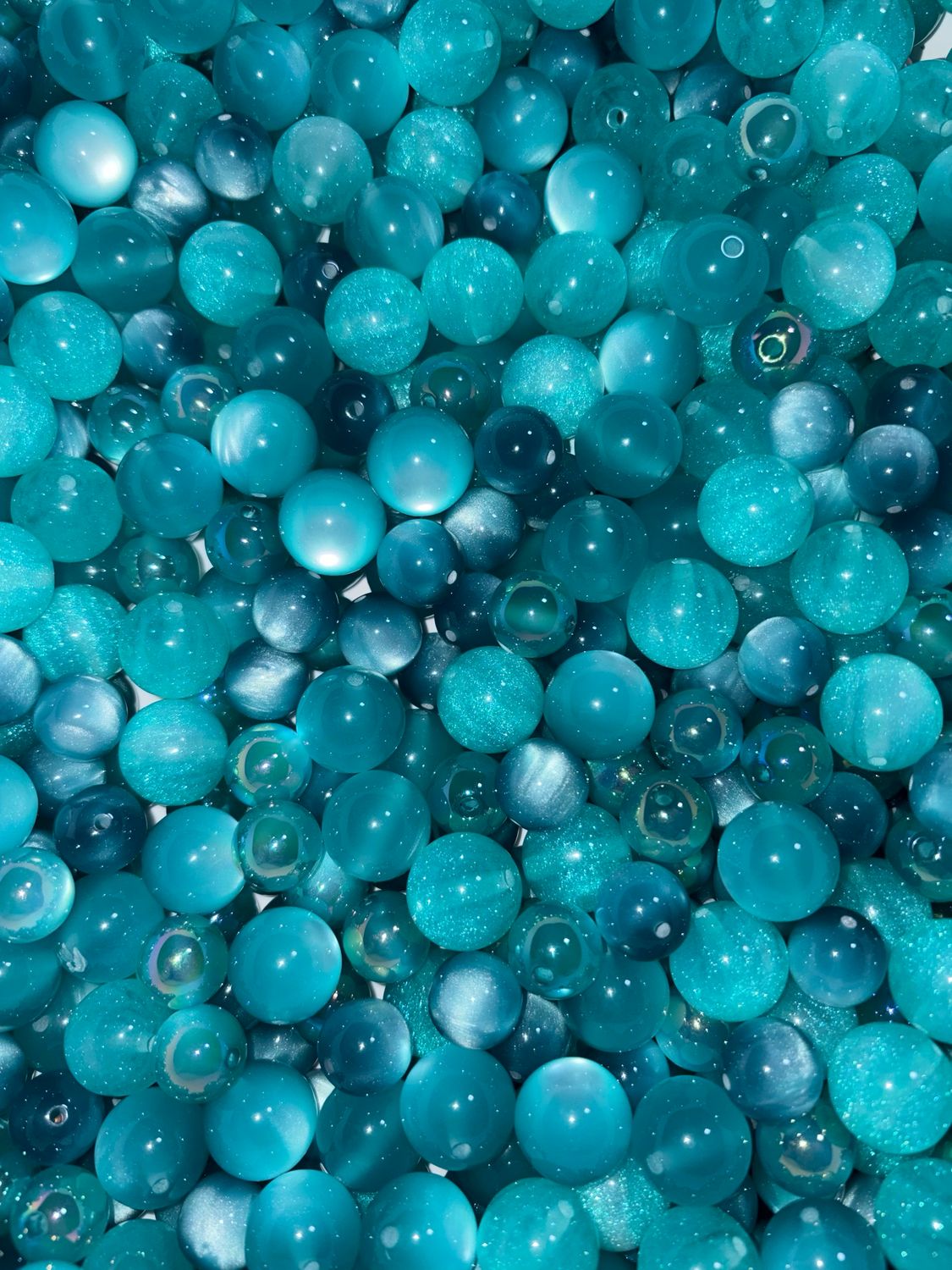 Turquoise Bead Mix- Medium 