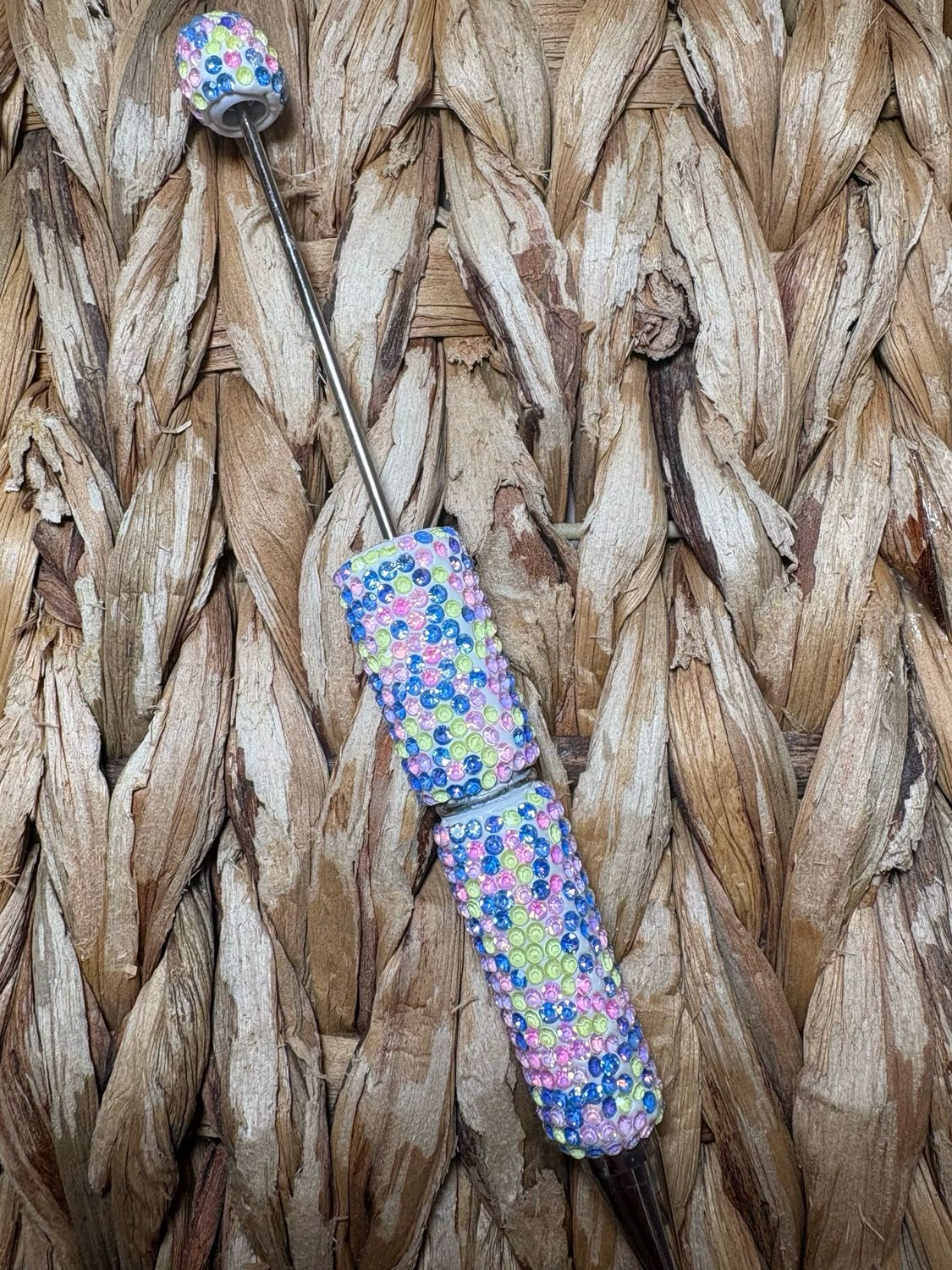 Candy Swirl AB Rhinestone Pen