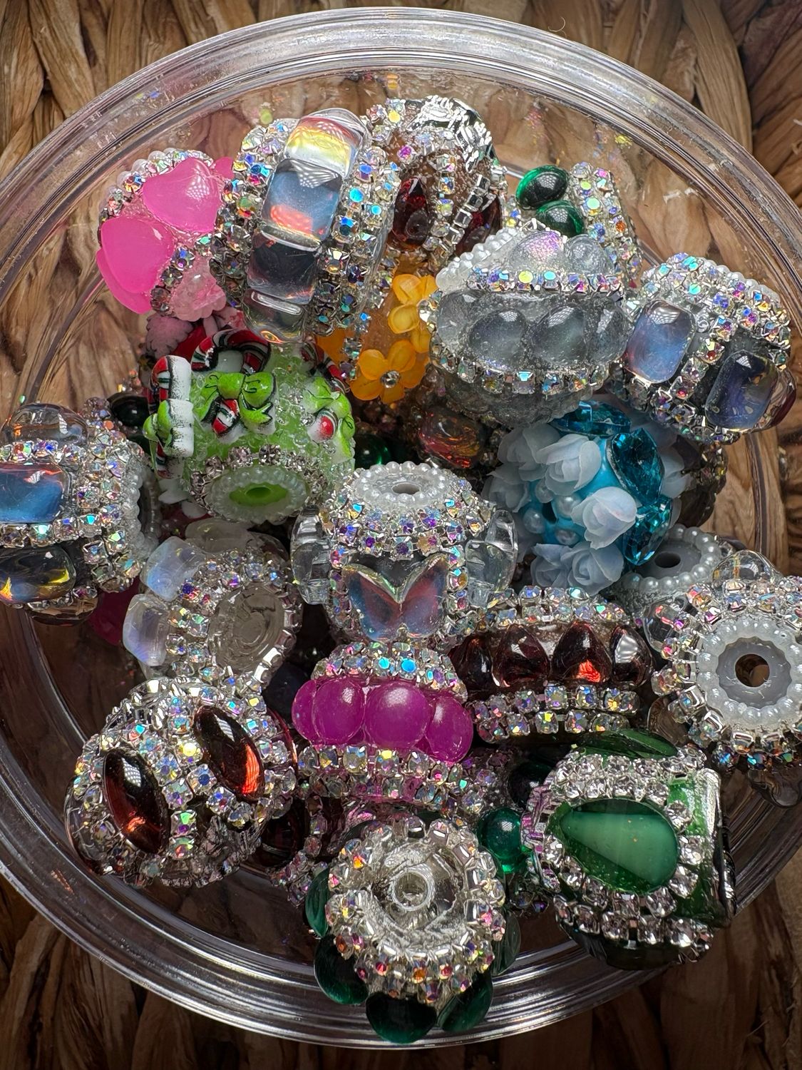 Bulk Bag- Random Mix Fancy Beads-50pc