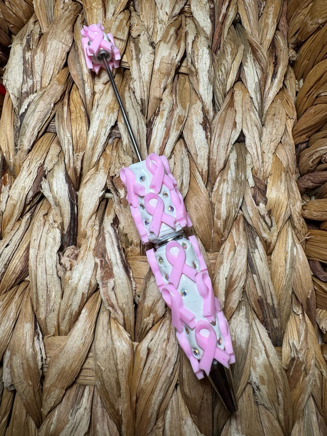 Breast Cancer Clay Pen
