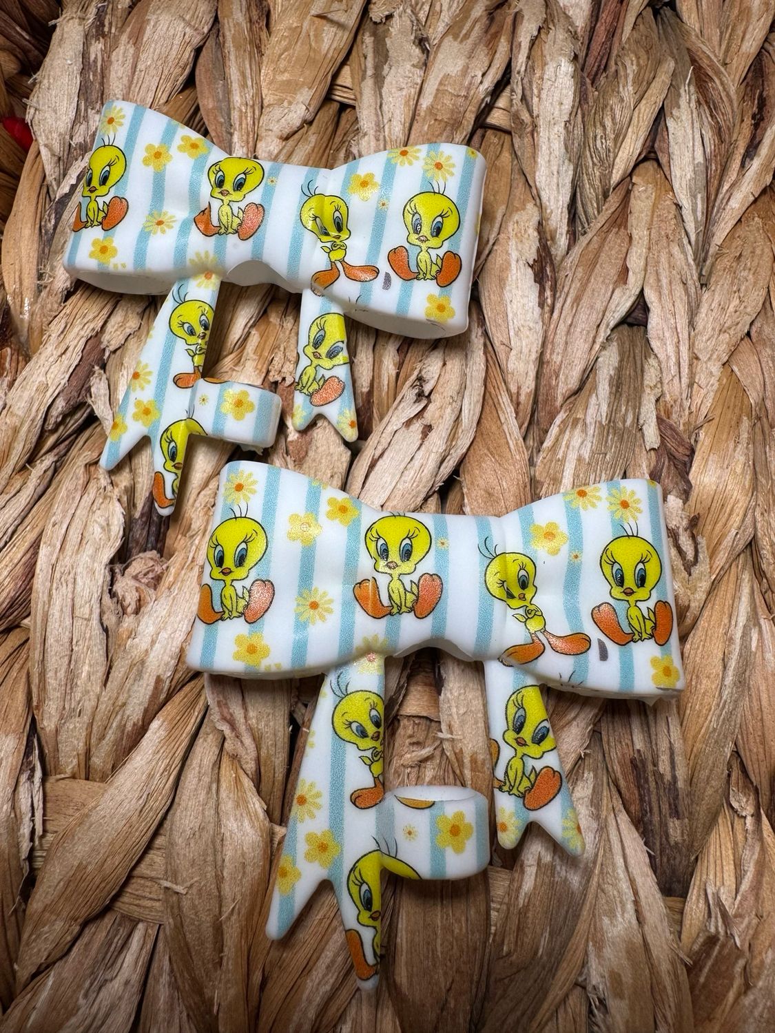 Tweety Bow Straw Topper  (TSC Exclusive)
