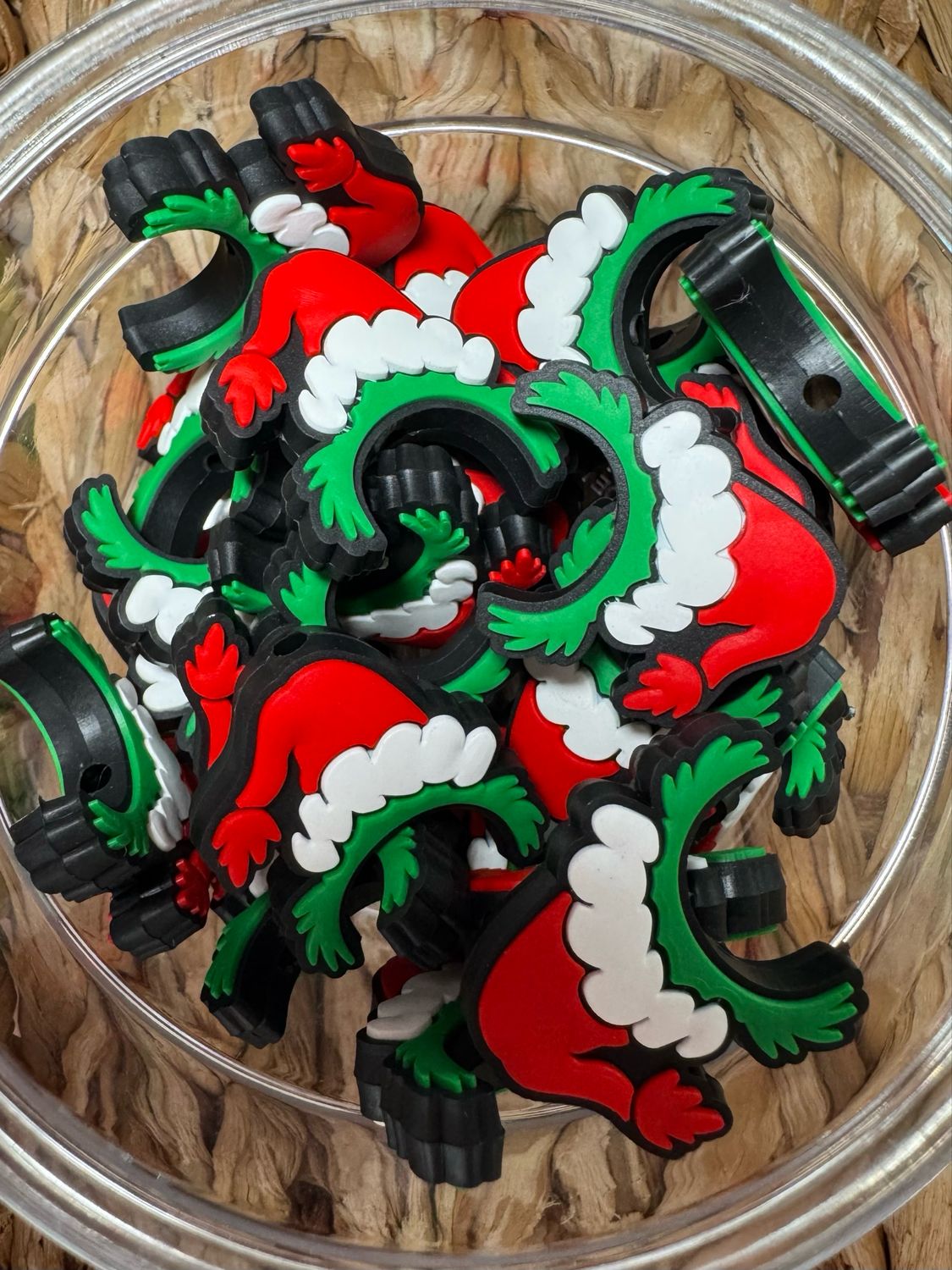 Grinch Bead Band 2d Focal