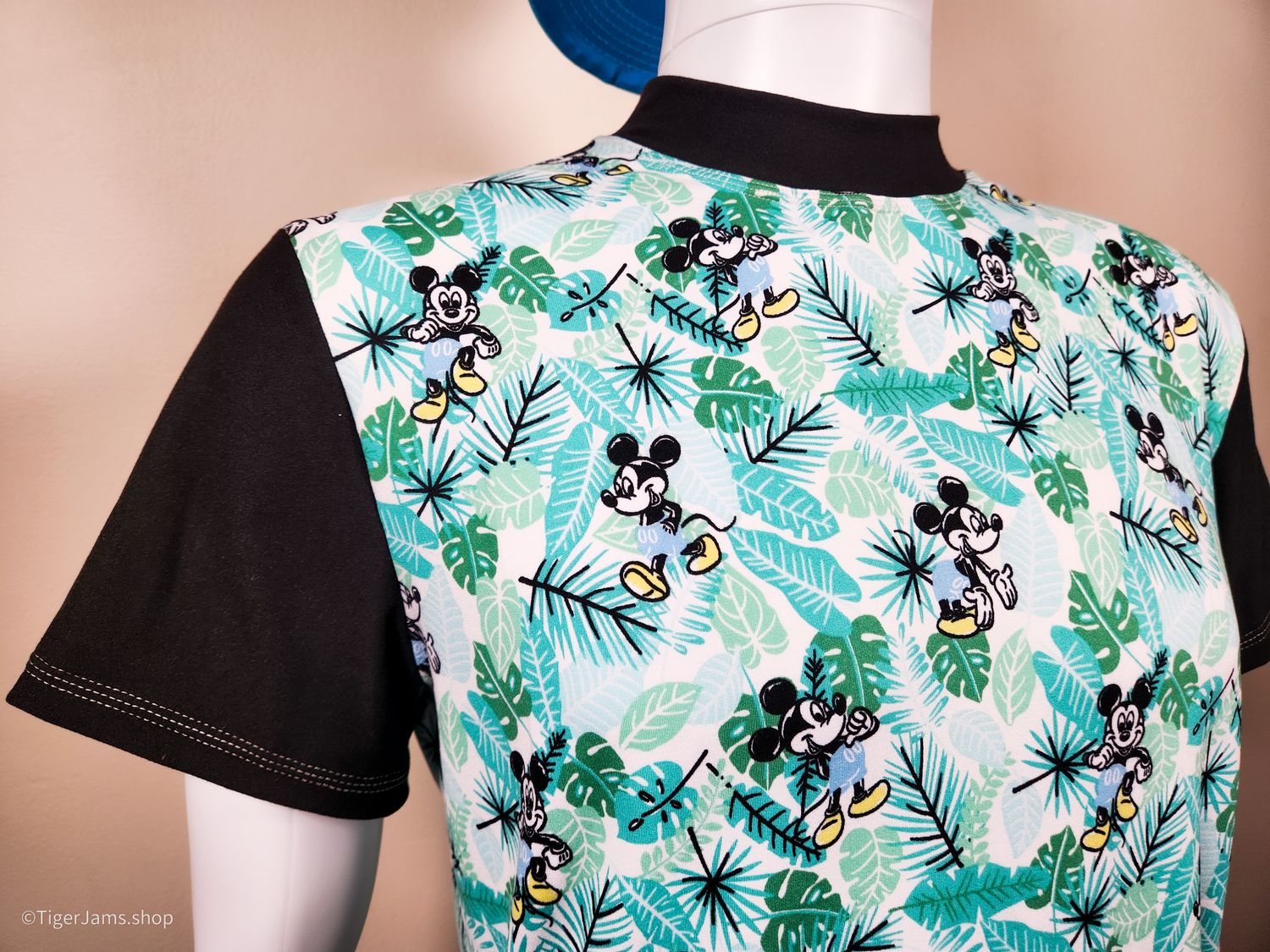 Tropical Mouse Ringer T-Shirt