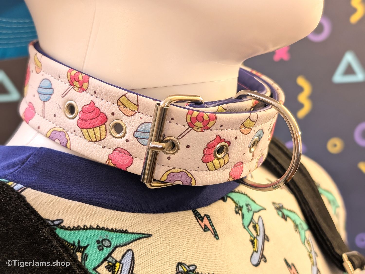 Tasty Sweets - Faux Leather Collar