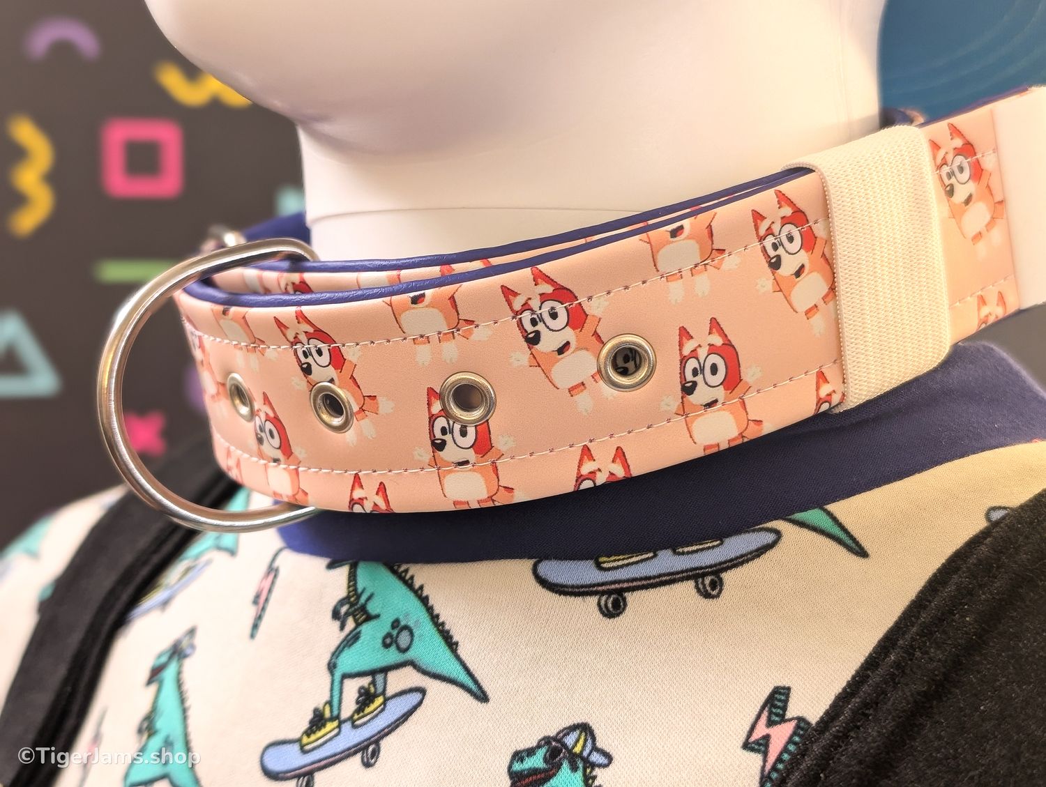 Oops all Bongo - Faux Leather Collar
