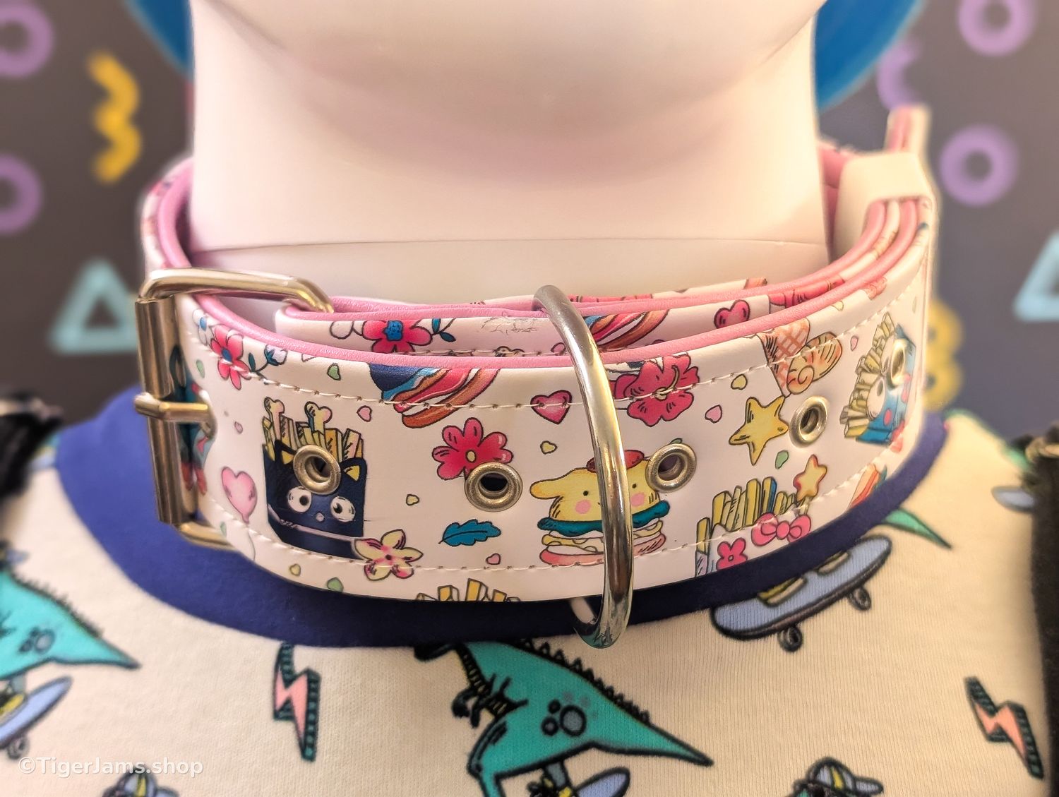 Cute Junk Food - Faux Leather Collar
