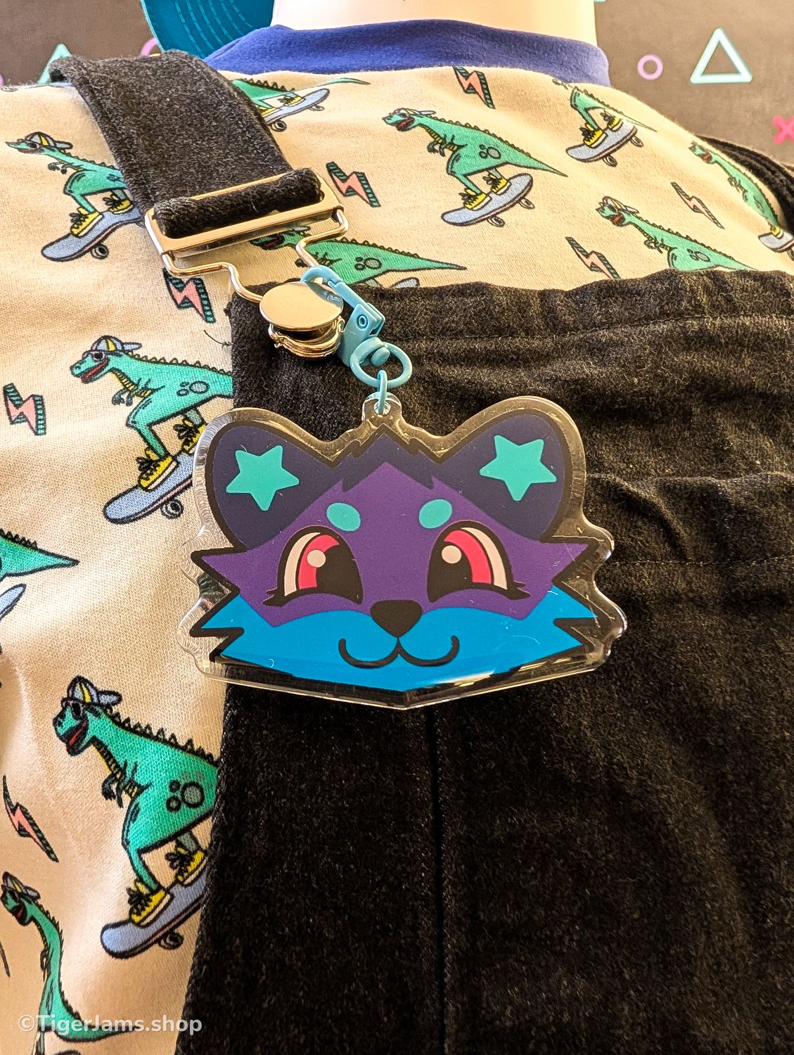 Fluff Face Keychain