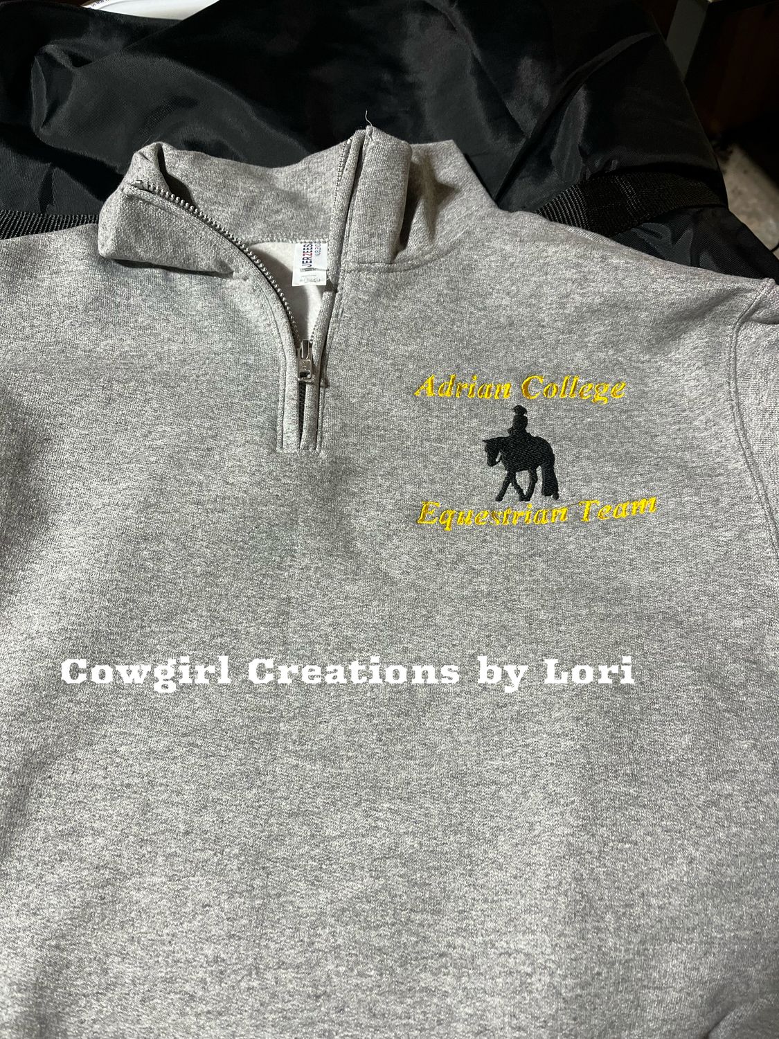 ACET 1/4 Zip Pullover with embroidery