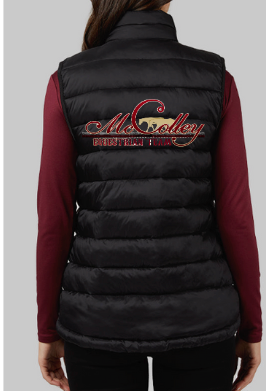 MET Embroidered Puffy Vest