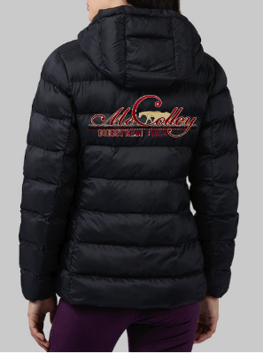 MET Embroidered Puffy Coat