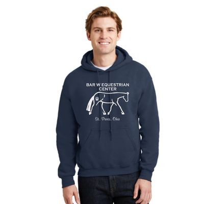Bar W Equestrian Hoodie Embroidered Logo