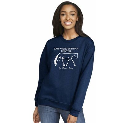 Bar W Equestrian Embroidered Crew Neck Sweatshirt