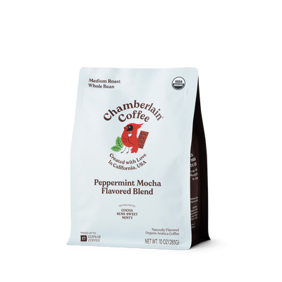 Organic Peppermint Mocha Coffee Blend | 10oz