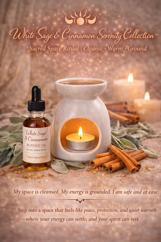 White Sage & Cinnamon Serenity Collection