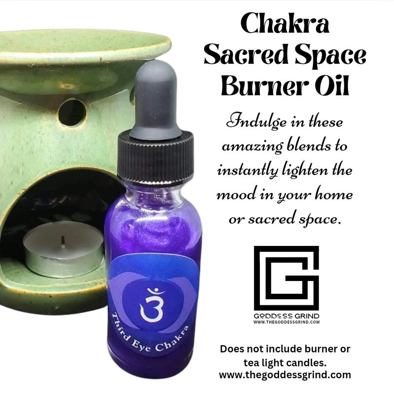 Chakra Sacred Space Burner Oil
