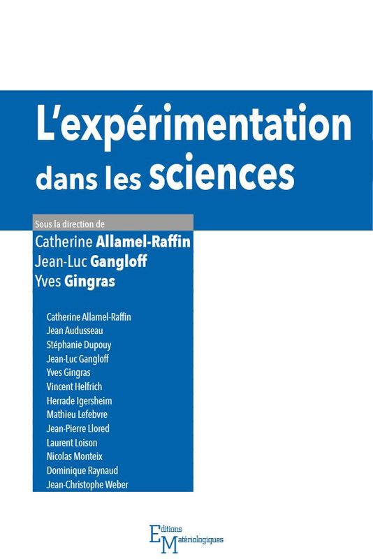 L’expérimentation dans les sciences