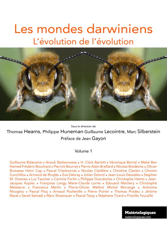 Les mondes darwiniens. Les mondes darwiniens, volume 1