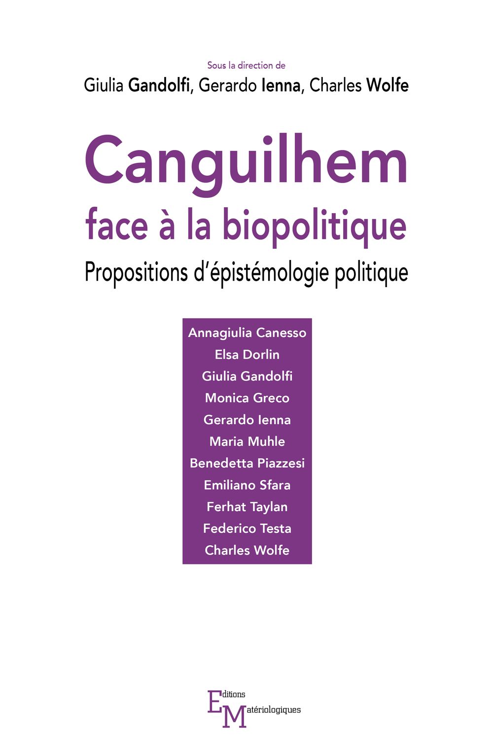 Canguilhem face à la biopolitique. Propositions d’épistémologie politique