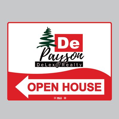 18&quot; H x24&quot; OPEN HOUSE - Double Sided ACM Sign