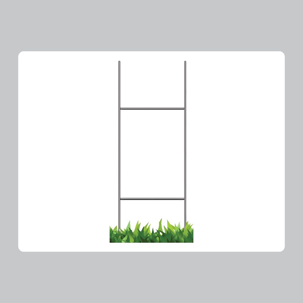 10in x 30in Economy Coro Sign Stake ( H-Stakes)