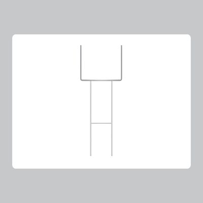 10in x 30in Economy Cor-x Sign Stake ( H-Stakes)