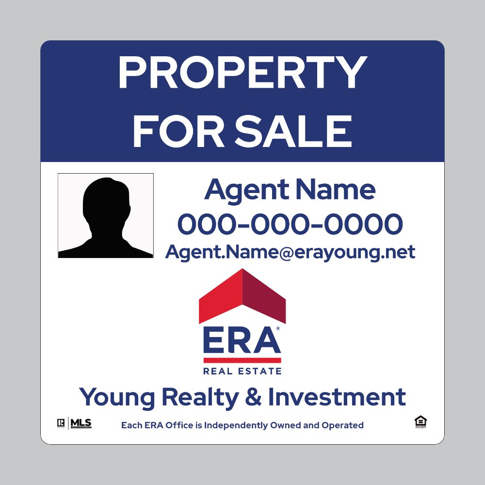36&quot;X36&quot; AGENT SIGN (ACM) - With Photo